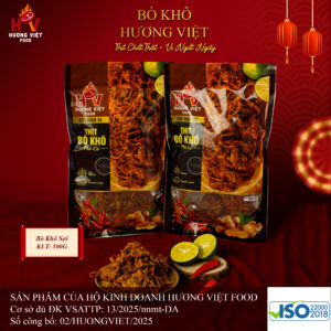 combo bò khô hương việt 2 gói sợi 250g