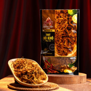 Thịt Bò Khô Sợi 3 Gói 70g Hương Việt: Tiện Lợi Ăn 1 Lần Hết
